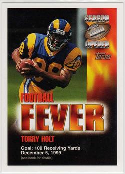 1999 Topps Season Opener - Football Fever #NNO Torry Holt Front