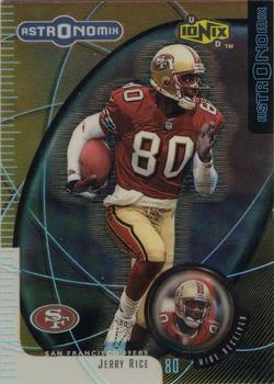 1999 UD Ionix - Astronomix #A18 Jerry Rice Front