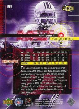 1999 UD Ionix - Electric Forces #EF2 Tim Couch Back