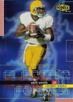 1999 UD Ionix - Electric Forces #EF4 Akili Smith Front
