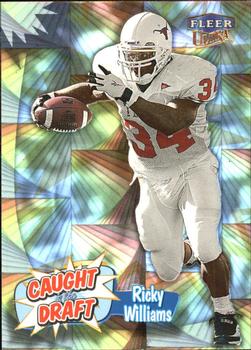 1999 Ultra - Caught in the Draft #1 CD Ricky Williams Front