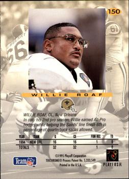 1995 Playoff Absolute #150 Willie Roaf Back