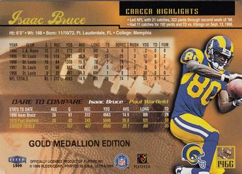 1999 Ultra - Gold Medallion #146G Isaac Bruce Back