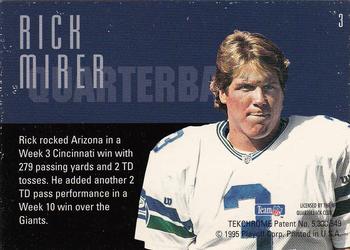 1995 Playoff Contenders #3 Rick Mirer Back