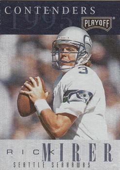 1995 Playoff Contenders #3 Rick Mirer Front