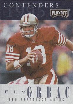 1995 Playoff Contenders #18 Elvis Grbac Front