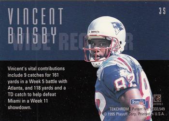 1995 Playoff Contenders #35 Vincent Brisby Back