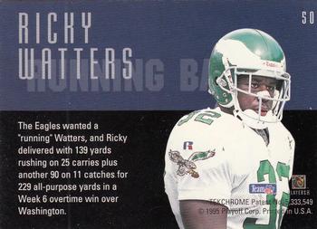 1995 Playoff Contenders #50 Ricky Watters Back