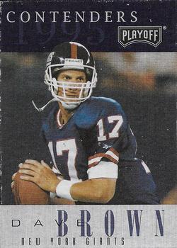 1995 Playoff Contenders #71 Dave Brown Front