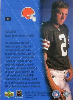 1999 Upper Deck - Highlight Zone #Z8 Tim Couch Back