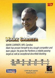1995 Playoff Prime - Minis #117 Mark Carrier Back