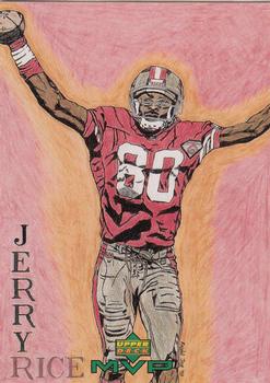 1999 Upper Deck MVP - Draw Your Own Card #W27 Jerry Rice Front