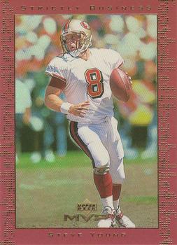 1999 Upper Deck MVP - Strictly Business #SB4 Steve Young Front
