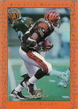 1999 Upper Deck MVP - Strictly Business #SB6 Corey Dillon Front
