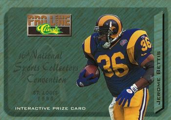 1995 Pro Line #NNO Jerome Bettis Front