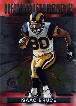 2000 Bowman - Breakthrough Discoveries #BD4 Isaac Bruce Front