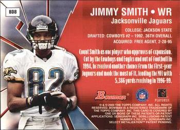 2000 Bowman - Breakthrough Discoveries #BD8 Jimmy Smith Back