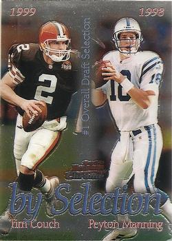 2000 Bowman Chrome - By Selection #B6 Tim Couch / Peyton Manning Front