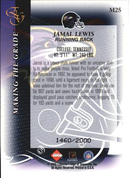2000 Collector's Edge EG - Making the Grade #M25 Jamal Lewis Back