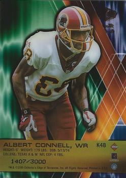 2000 Collector's Edge Masters - K-Klub #K48 Albert Connell Back