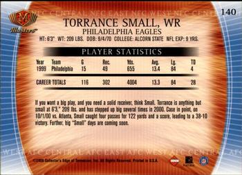 2000 Collector's Edge Masters - Retail #140 Torrance Small Back