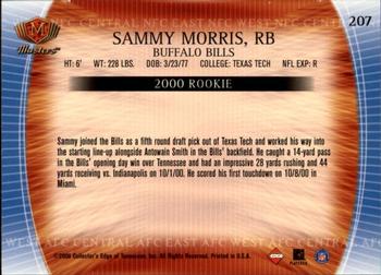 2000 Collector's Edge Masters - Retail #207 Sammy Morris Back