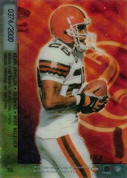 2000 Collector's Edge Masters - Sentinels Silver #S6 Kevin Johnson Back
