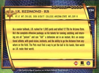 2000 Collector's Edge Odyssey - Retail #134 J.R. Redmond Back