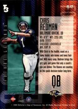 2000 Collector's Edge T3 - Future Legends #FL17 Chris Redman Back