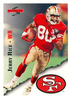 1995 Score #3 Jerry Rice Front