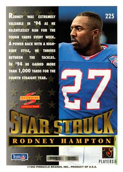 1995 Score #225 Rodney Hampton Back