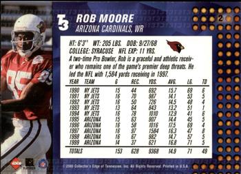 2000 Collector's Edge T3 - Retail #2 Rob Moore Back