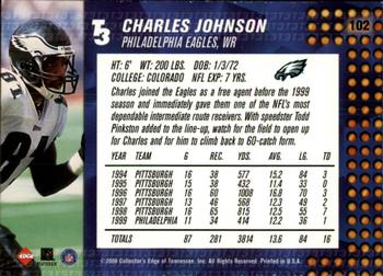 2000 Collector's Edge T3 - Retail #102 Charles Johnson Back