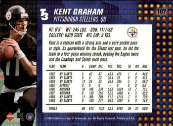 2000 Collector's Edge T3 - Retail #107 Kent Graham Back