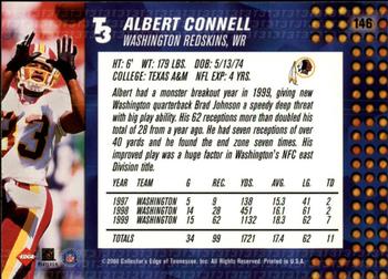 2000 Collector's Edge T3 - Retail #146 Albert Connell Back