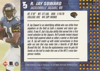 2000 Collector's Edge T3 - Retail #182 R.Jay Soward Back