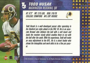 2000 Collector's Edge T3 - Retail #224 Todd Husak Back
