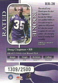 2000 Donruss - Rated Rookies #RR-28 Doug Chapman Back