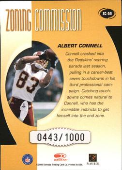 2000 Donruss - Zoning Commission #ZC-59 Albert Connell Back