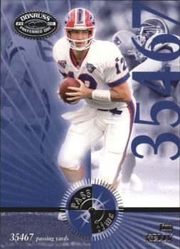 2000 Donruss Preferred - Pass Time #PT-2 Jim Kelly Front
