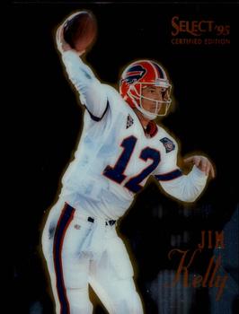 1995 Select Certified #7 Jim Kelly Front