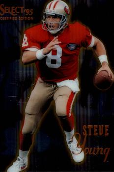 1995 Select Certified #10 Steve Young Front