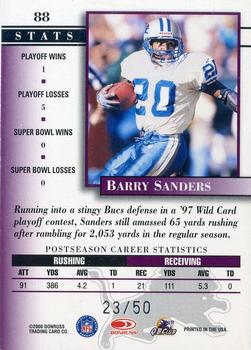 2000 Donruss Preferred - Power #88 Barry Sanders Back