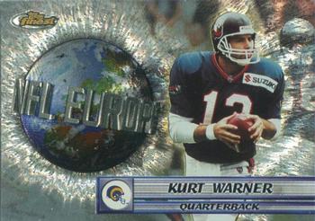 2000 Finest - NFL Europe #E1 Kurt Warner Front