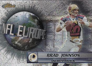 2000 Finest - NFL Europe #E8 Brad Johnson Front