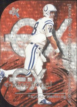 2000 Fleer E-X - E-Xceptional Red #2 XC Peyton Manning Front