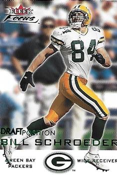 2000 Fleer Focus - Draft Position #61 Bill Schroeder Front