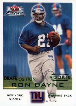 2000 Fleer Focus - Draft Position #235 Ron Dayne Front
