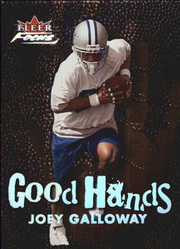 2000 Fleer Focus - Good Hands #2 GH Joey Galloway Front