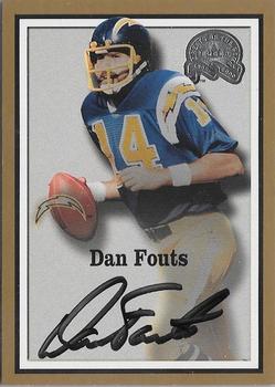 2000 Fleer Greats of the Game - Gold Border Autographs #NNO Dan Fouts Front